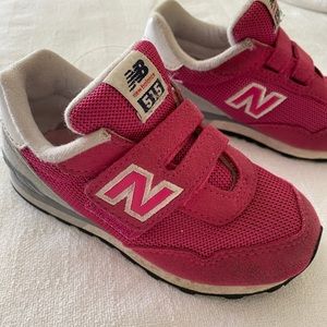 Pink NB girls sneakers